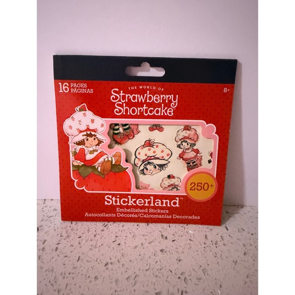 Stickerland Other - Strawberry Shortcake Stickerland 16 Page Pad 250+ Embellished Stickers SandyLion